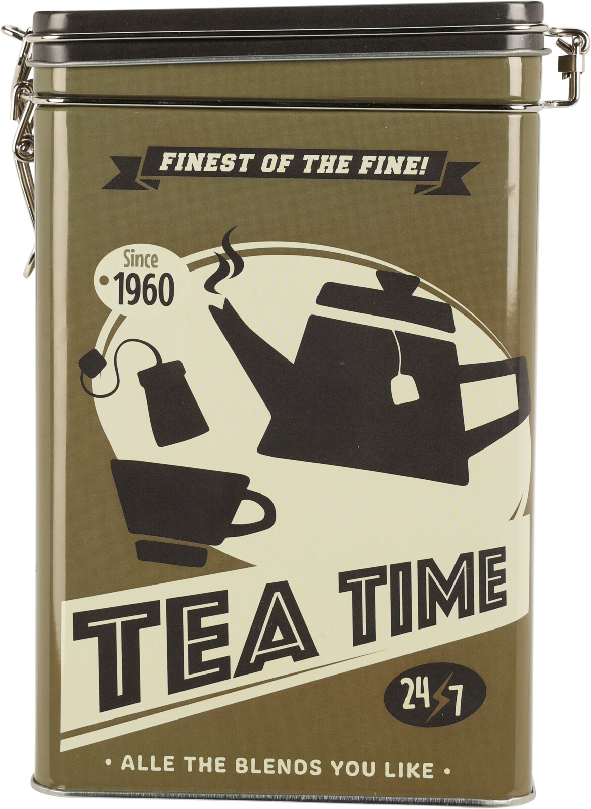 Voorraadblik Staal Koffie 4 assorti