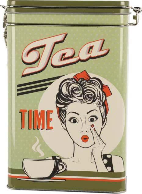 Voorraadblik Staal Koffie 4 assorti