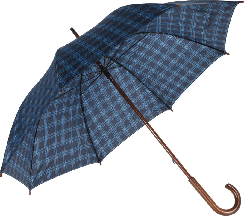 Paraplu 104cmx86cm ruit assorti