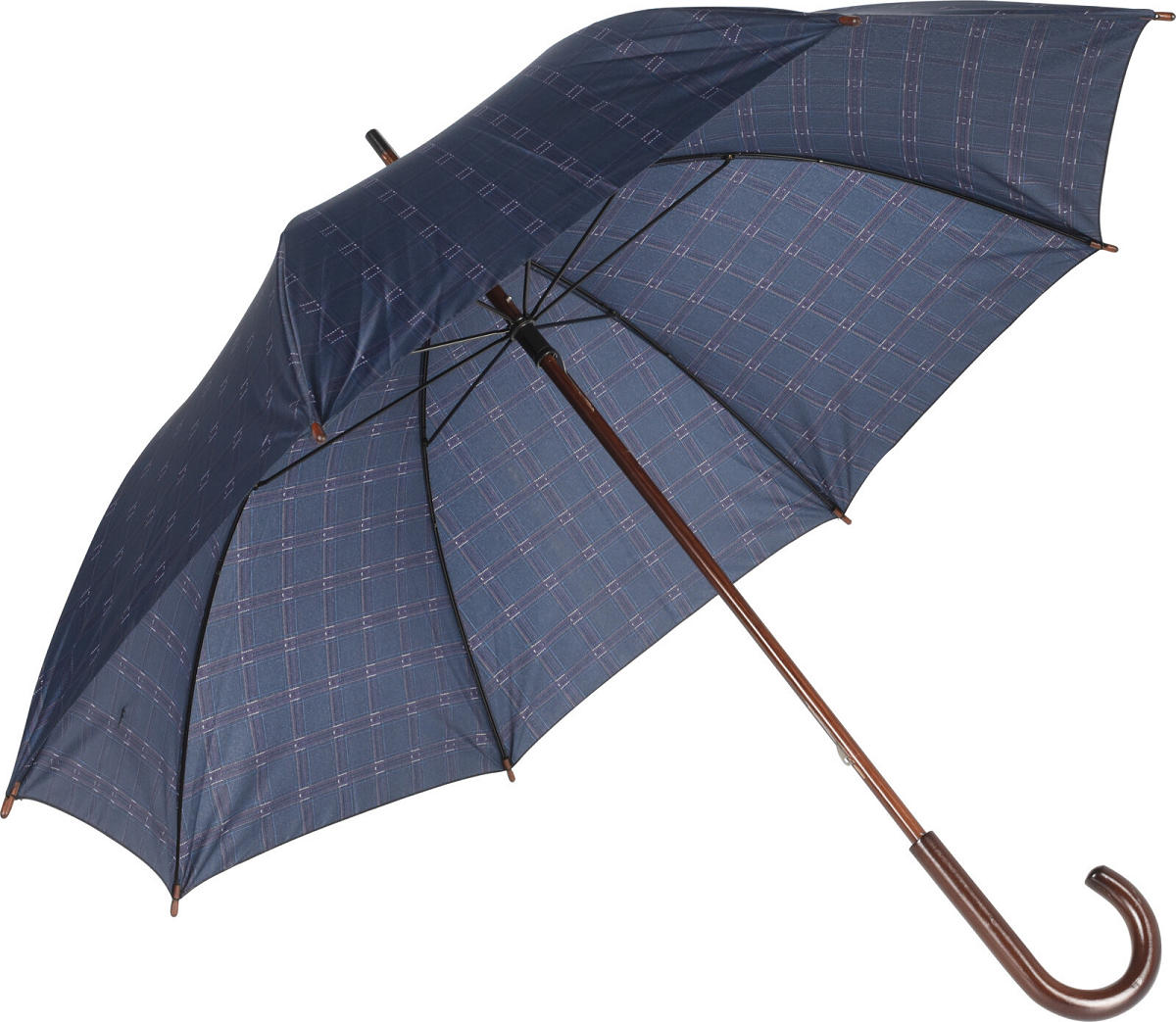 Paraplu 104cmx86cm ruit assorti