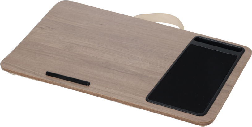 Laptop tray met kussen 575x305x40mm - bruin