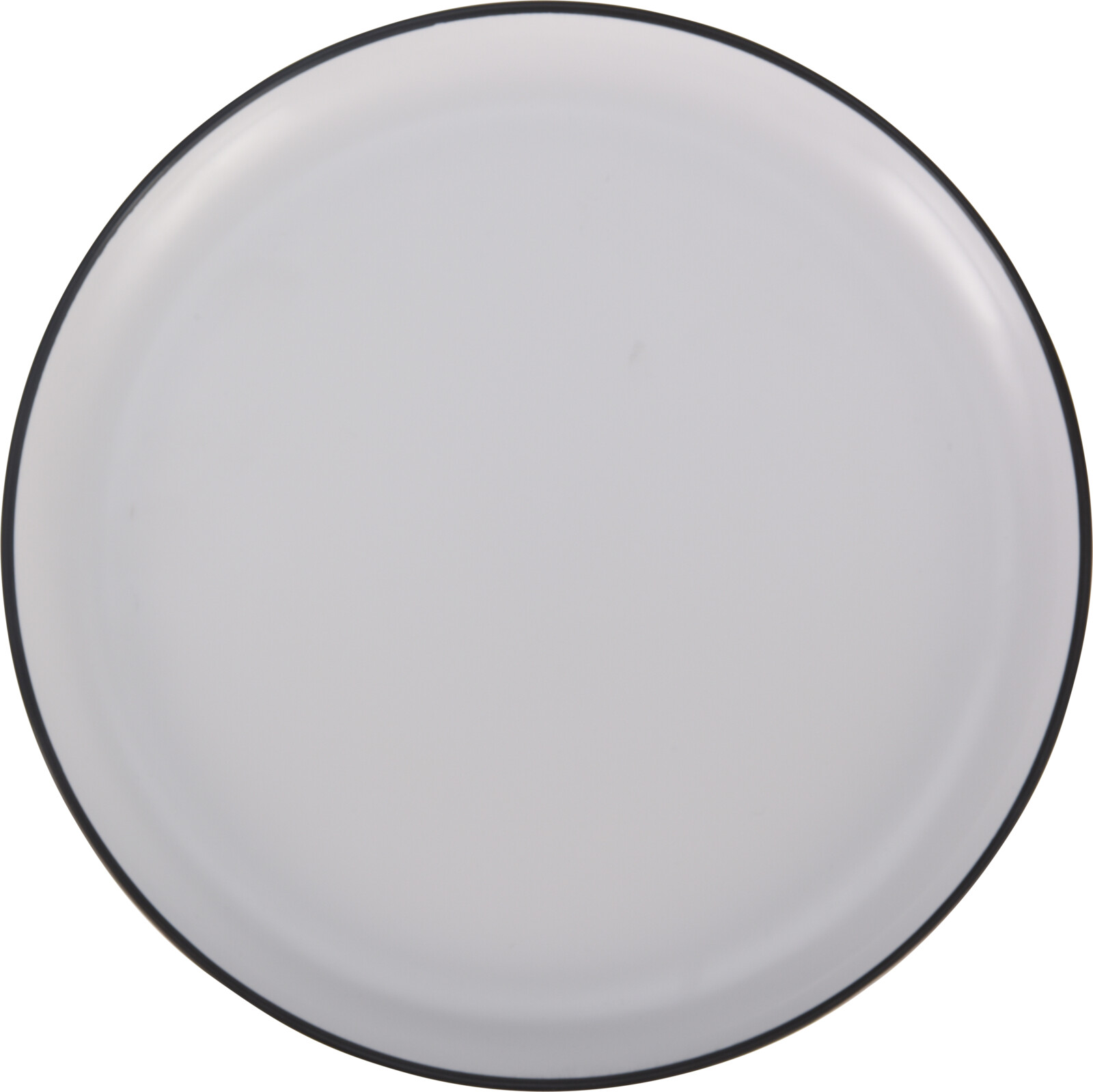 Melamine servies W/B bord 25cm