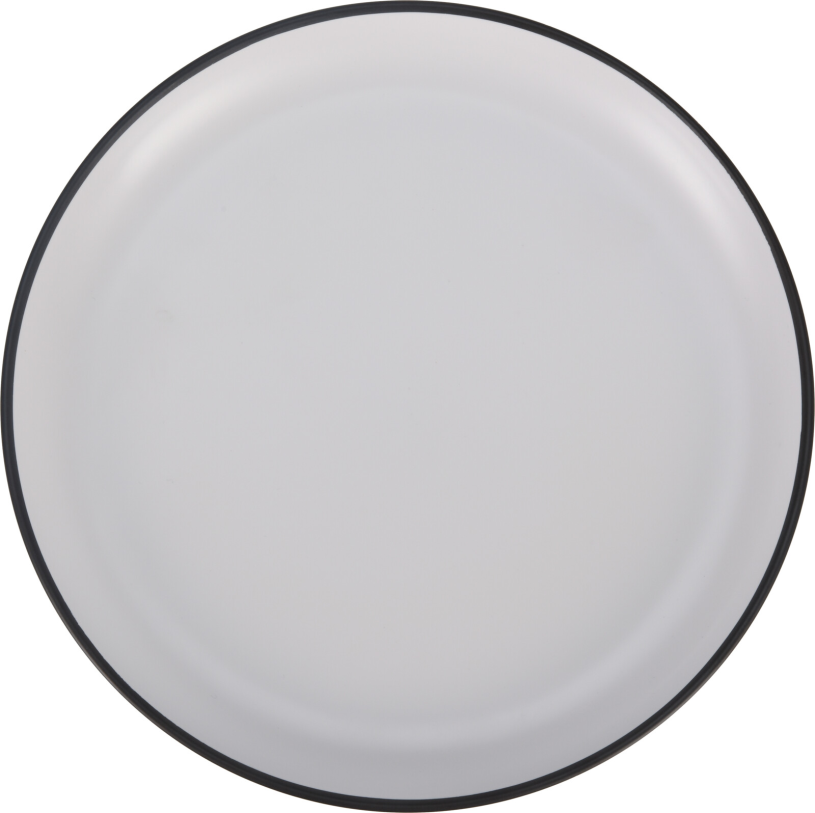 Melamine servies W/B bord 21cm
