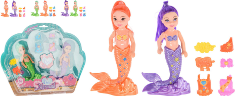 Zeemeermin speelset 8-delig