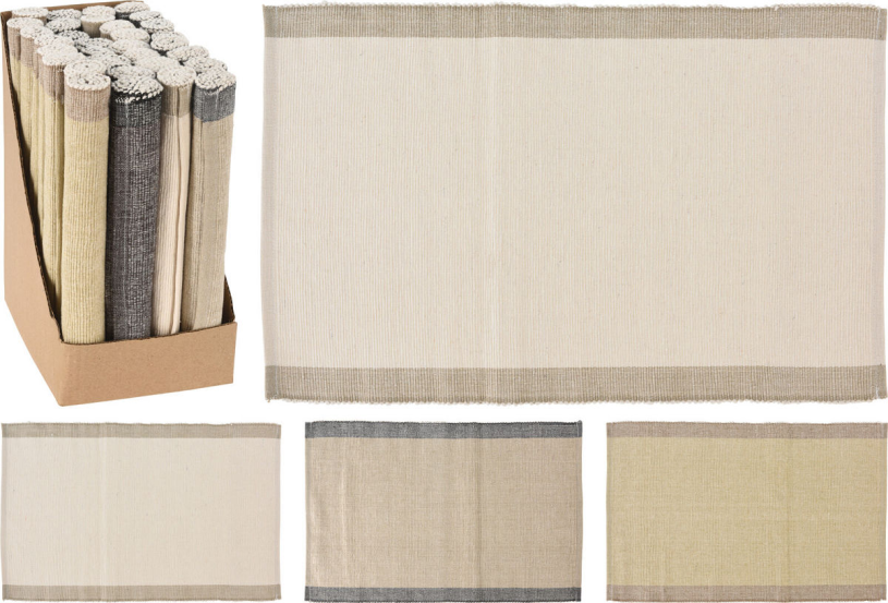 Placemat 45x30cm assorti