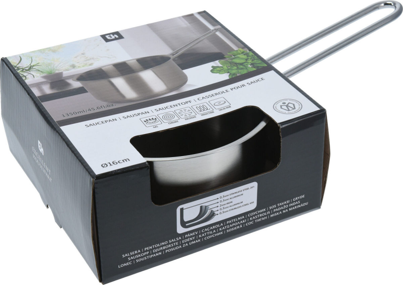 EH Steelpan RVS - 16cm