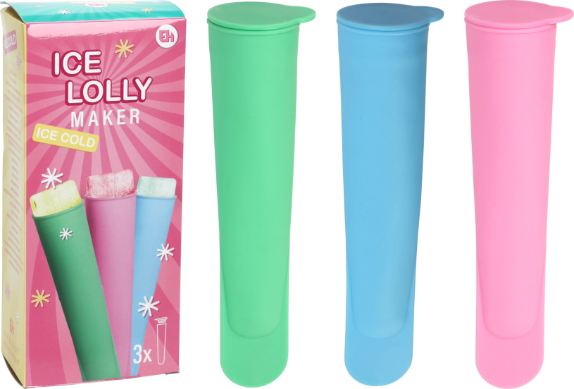 IJslollymaker set 3 ijsjes assorti