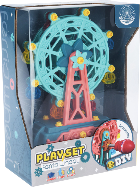 Speelset DIY Pretpark Attractie assorti