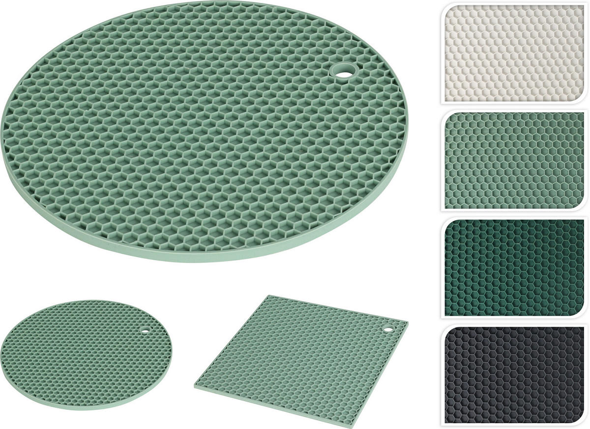 Onderzetter silicone assorti