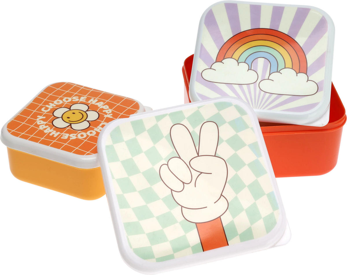 Lunchbox set 3 stuks assorti