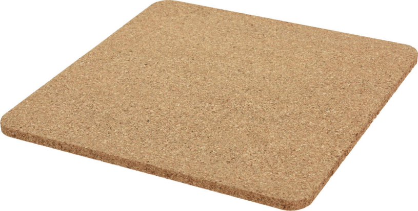 Onderzetter kurk 19x19cm 3 stuks