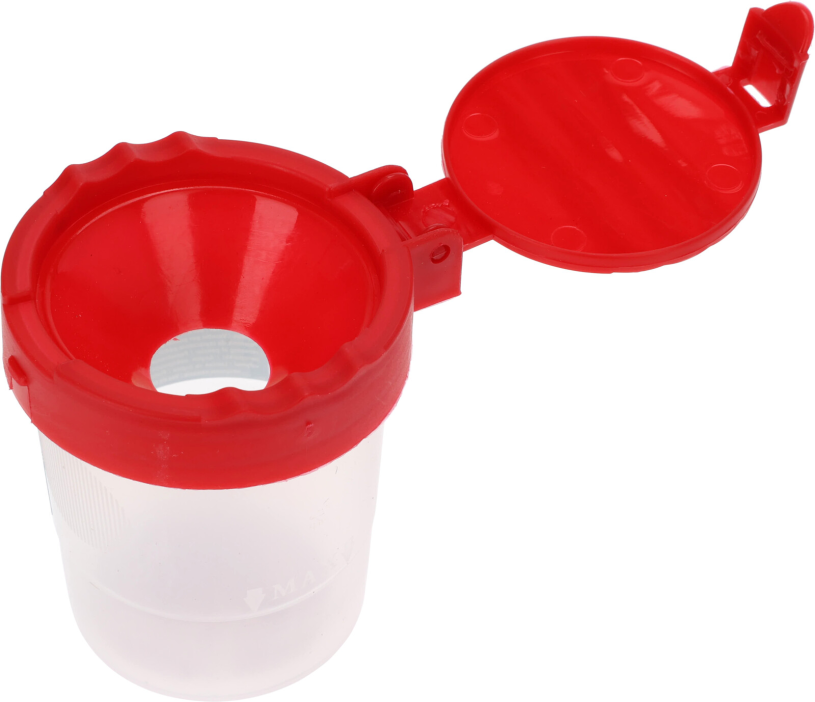 Penselennbeker 8x8x7cm 3 assort