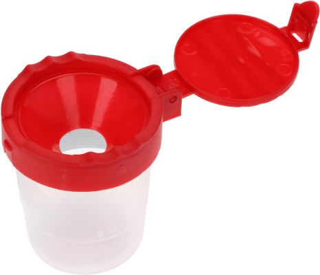 Penselennbeker 8x8x7cm 3 assort