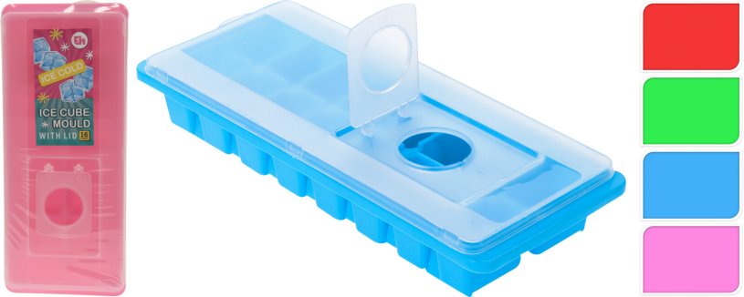 Ijsblokjes maker met deksel assorti
