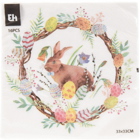 Servetten 33x33cm 16 stuks - Pasen
