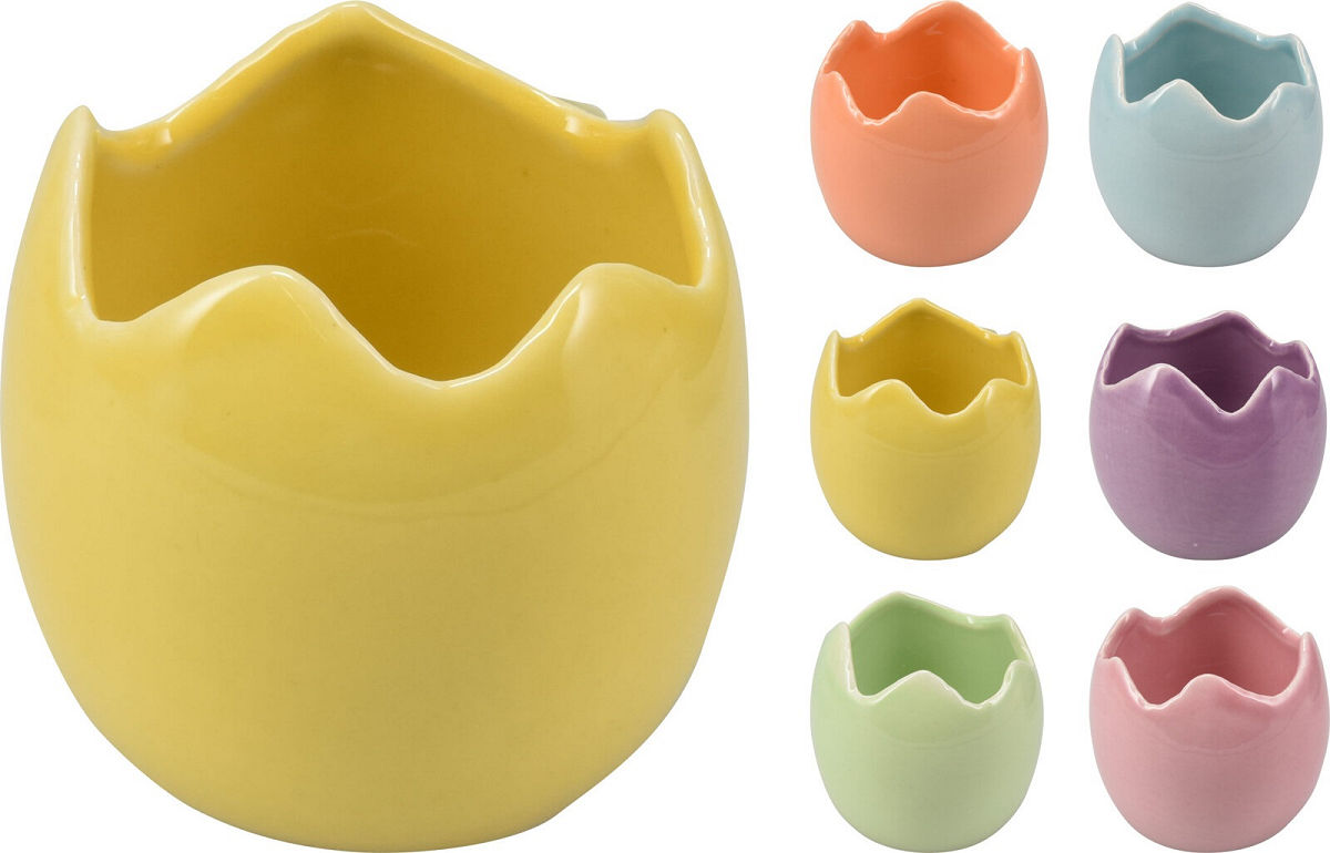 Theelichthouder Ei 67mm assorti kleur