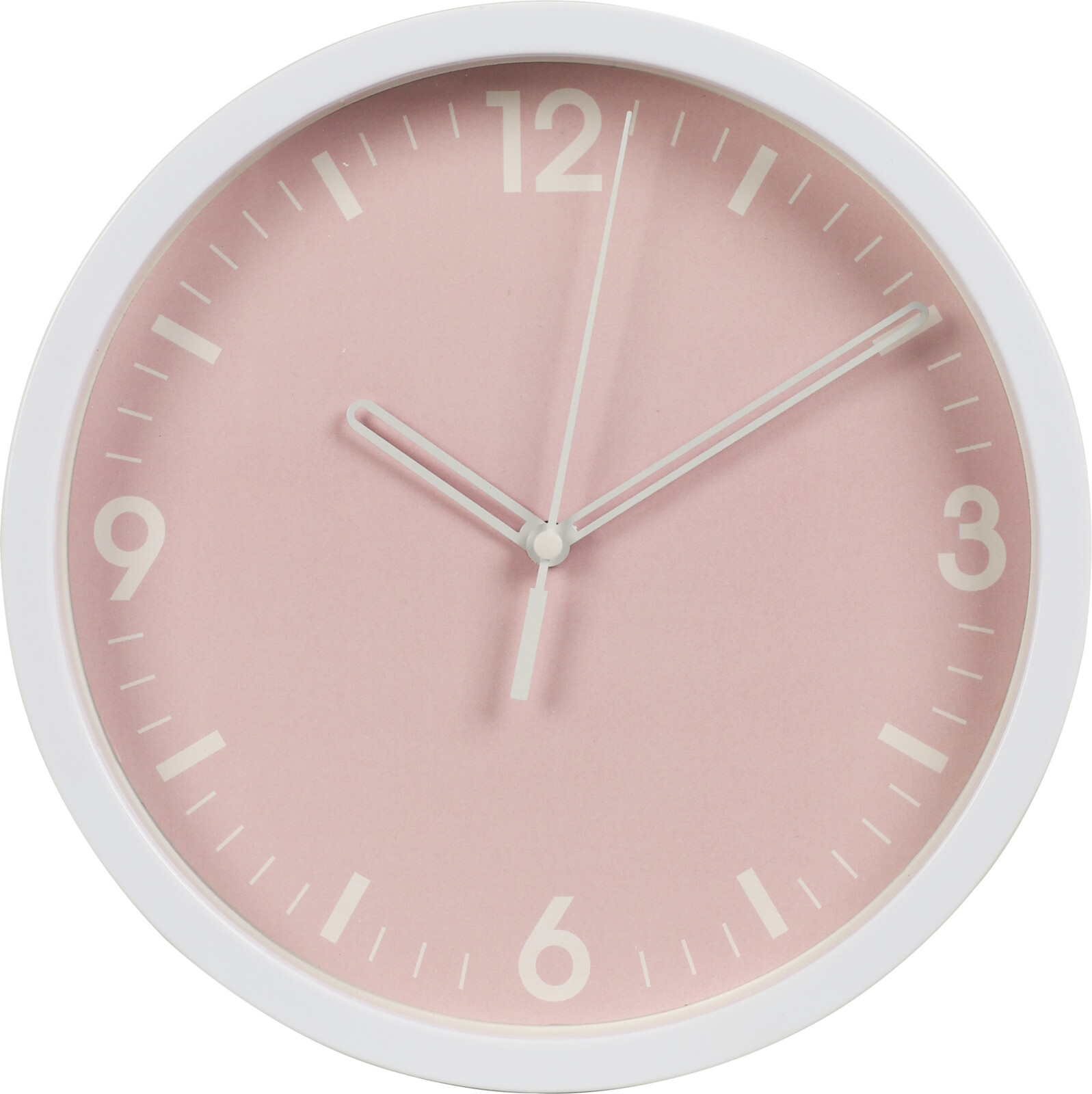 Wandklok 225mm 4 assorti