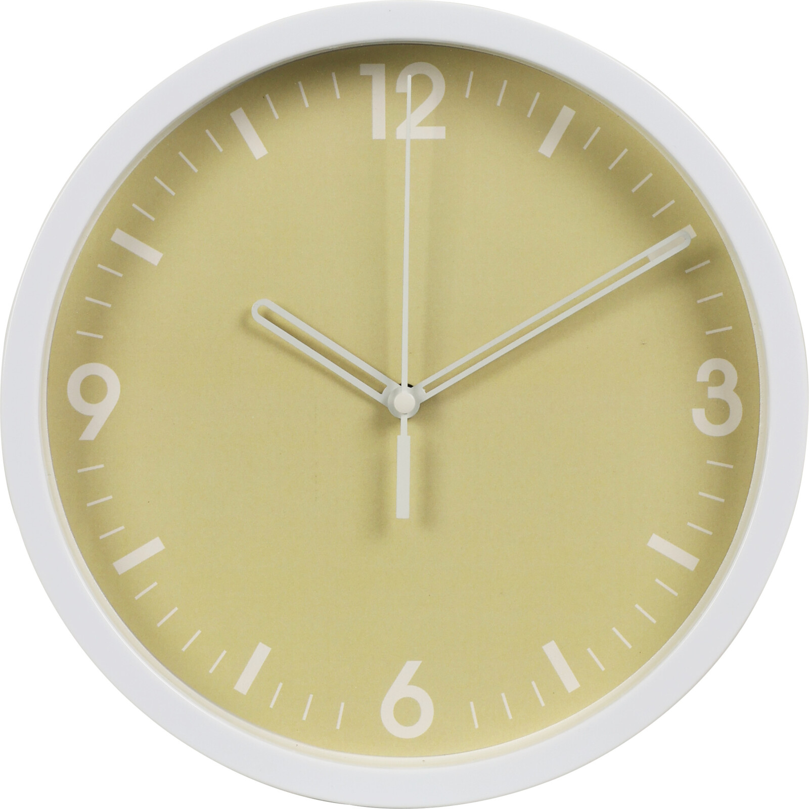 Wandklok 225mm 4 assorti