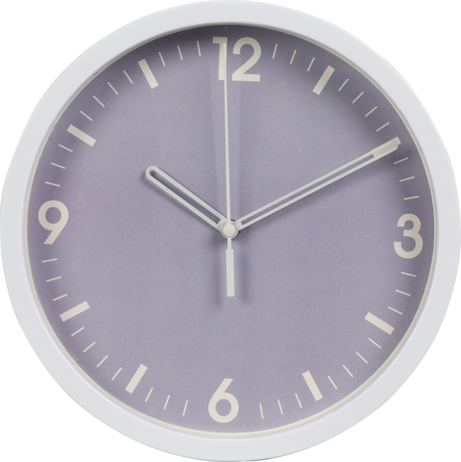 Wandklok 225mm 4 assorti