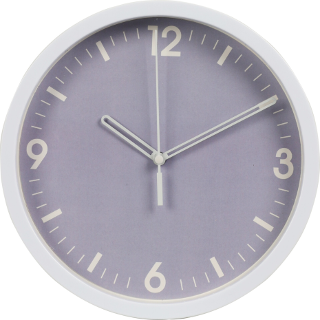 Wandklok 225mm 4 assorti