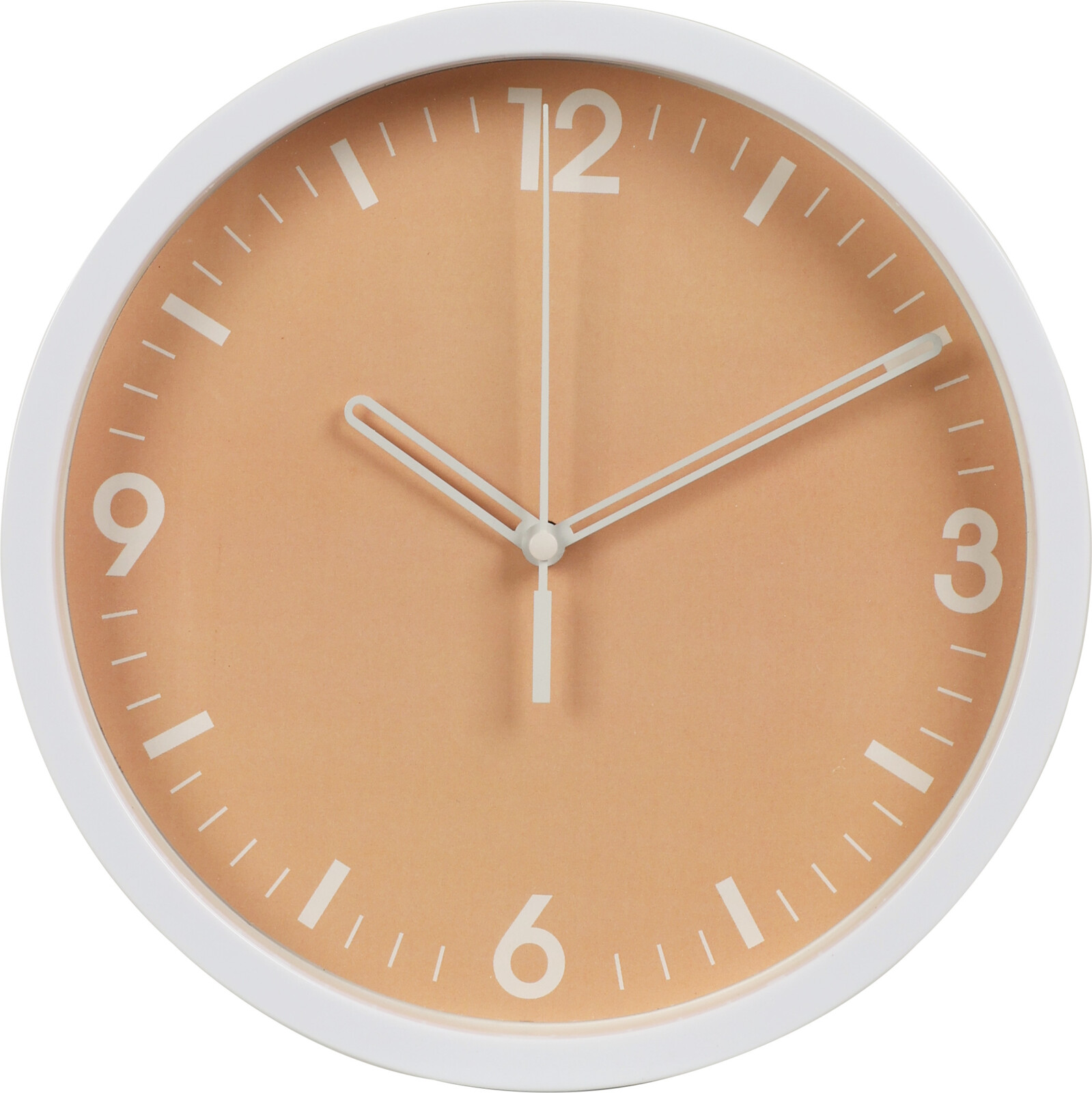 Wandklok 225mm 4 assorti