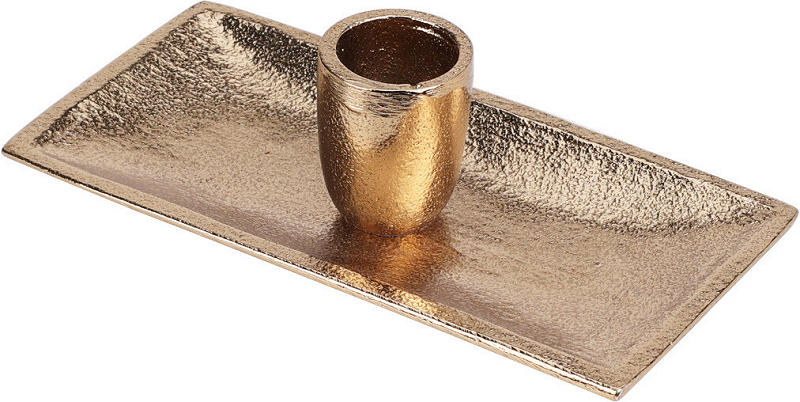 Kandelaar goud 13x8x3cm - assorti