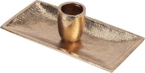 Kandelaar goud 13x8x3cm - assorti