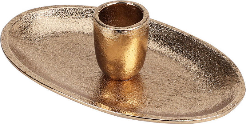 Kandelaar goud 13x8x3cm - assorti