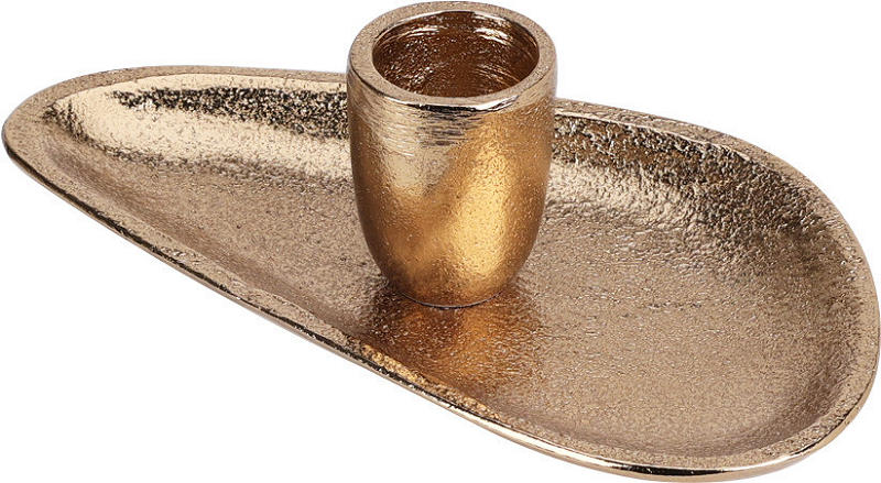 Kandelaar goud 13x8x3cm - assorti