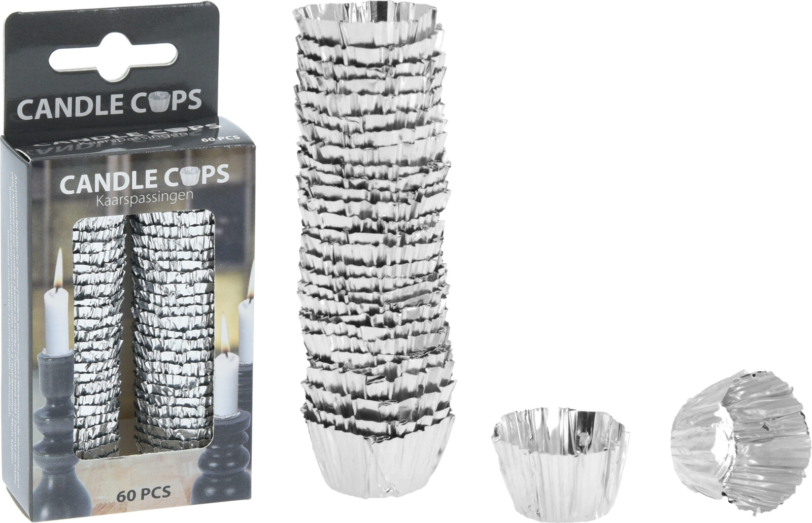 Kaarsenpassingen 60 stuks