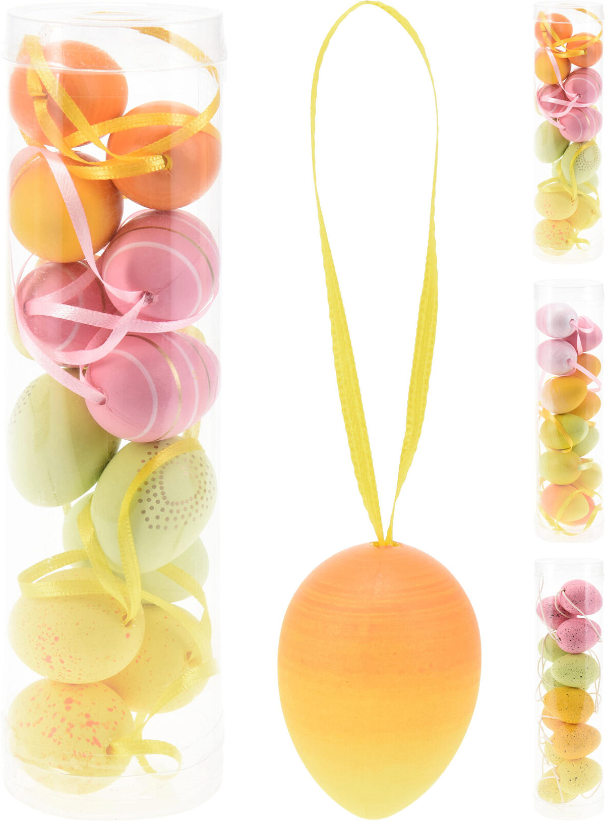 Paaseitjes 4cm set 12 stuks assorti