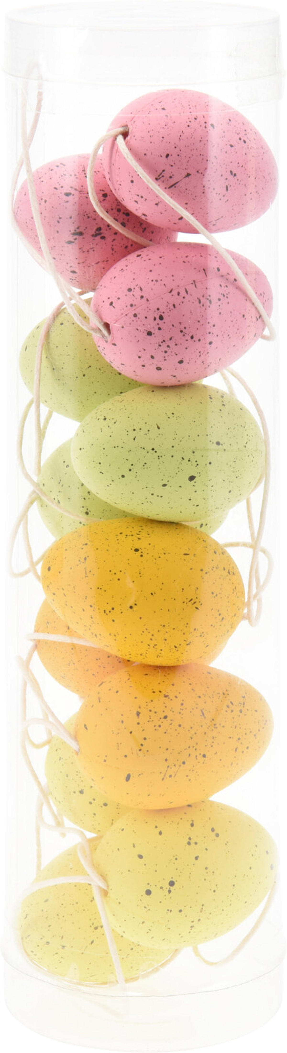 Paaseitjes 4cm set 12 stuks assorti