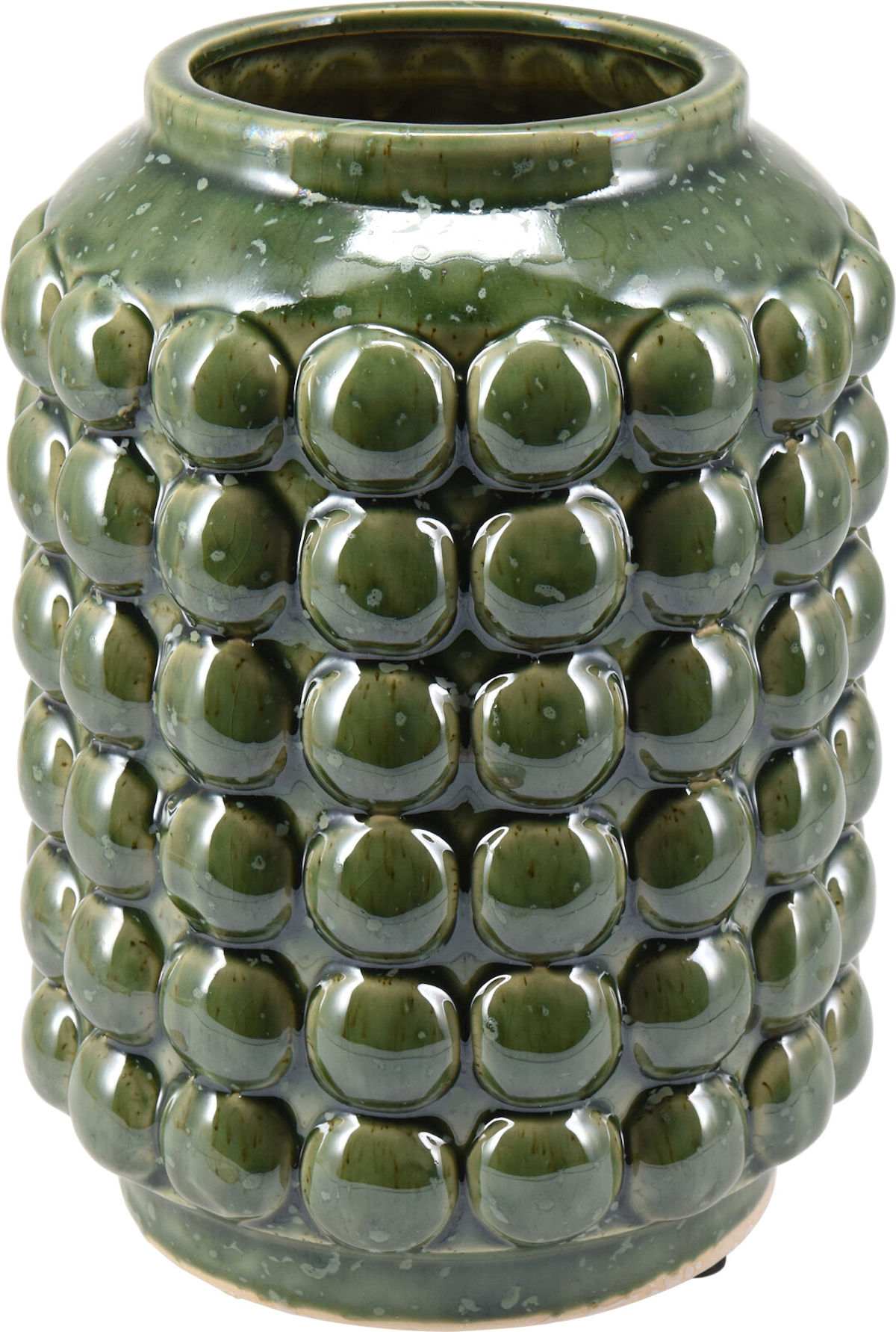 Vaas bubbel 19cm 2 assorti kleur