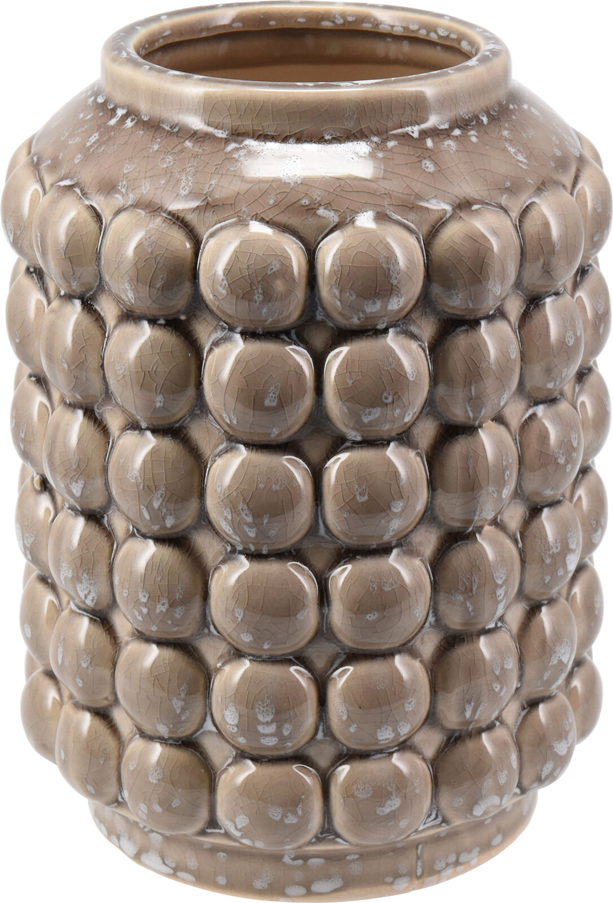 Vaas bubbel 19cm 2 assorti kleur