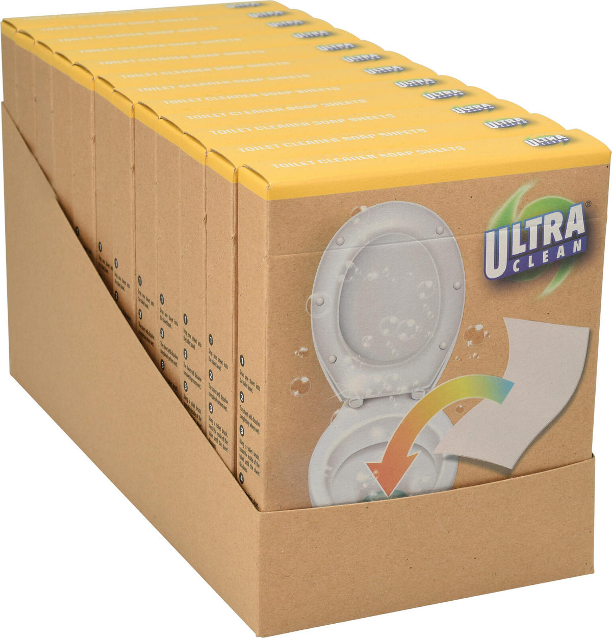 Ultra Clean Toiletreiniger doekjes 10 stuks