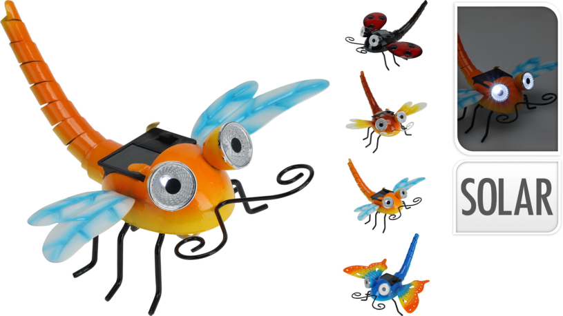 Solar Insect 20x16x12cm assorti
