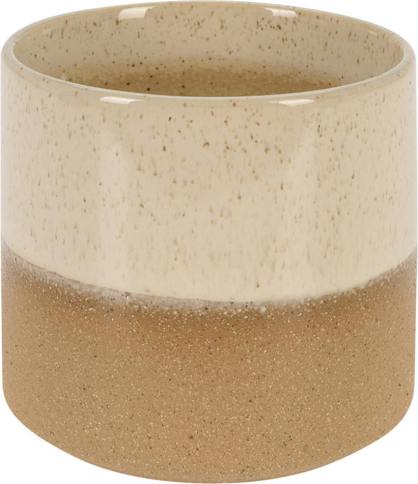 Bloempot Durotone Finish aardewerk 11x10cm - assorti kleur