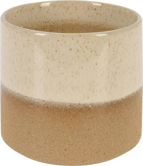 Bloempot Durotone Finish aardewerk 11x10cm - assorti kleur