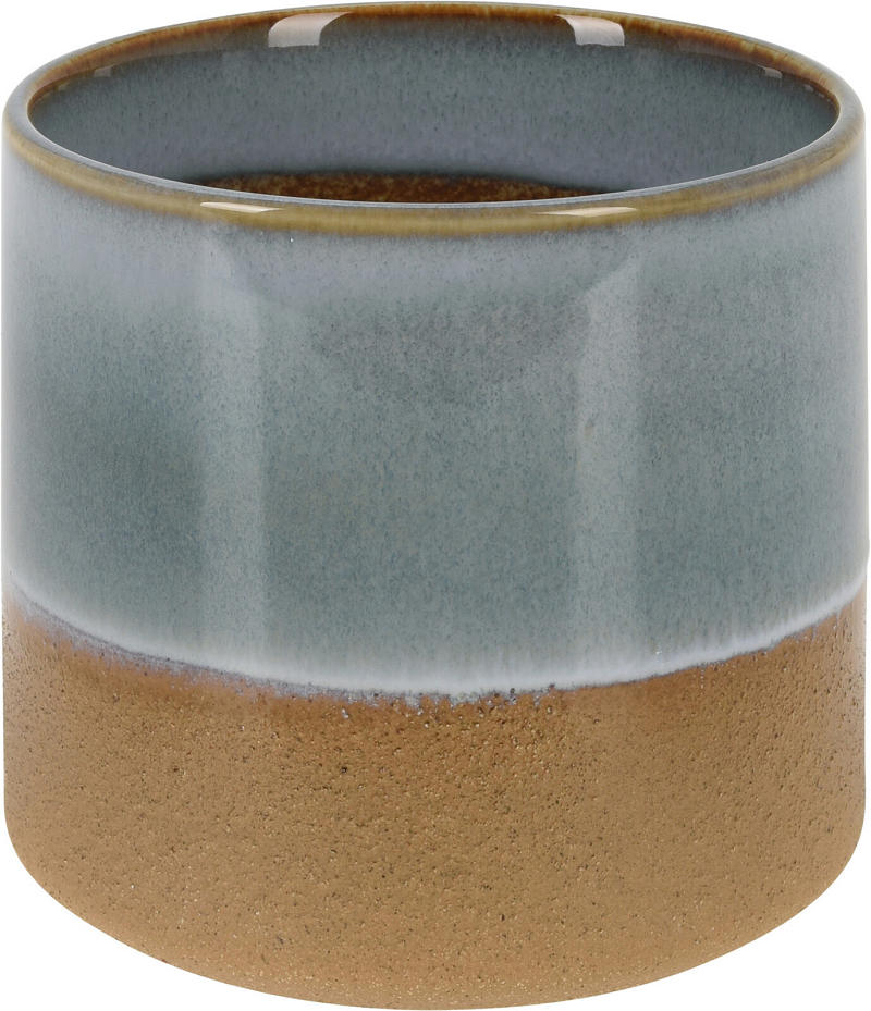 Bloempot Durotone Finish aardewerk 11x10cm - assorti kleur