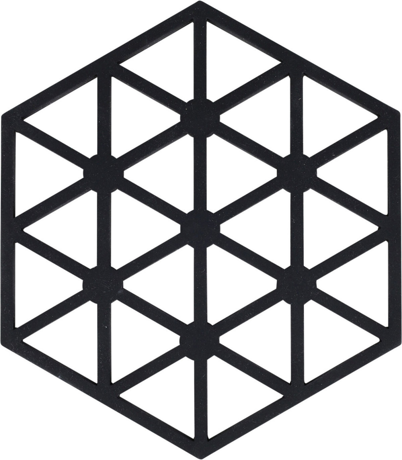 Panonderzetter Silicone assorti vormen - zwart