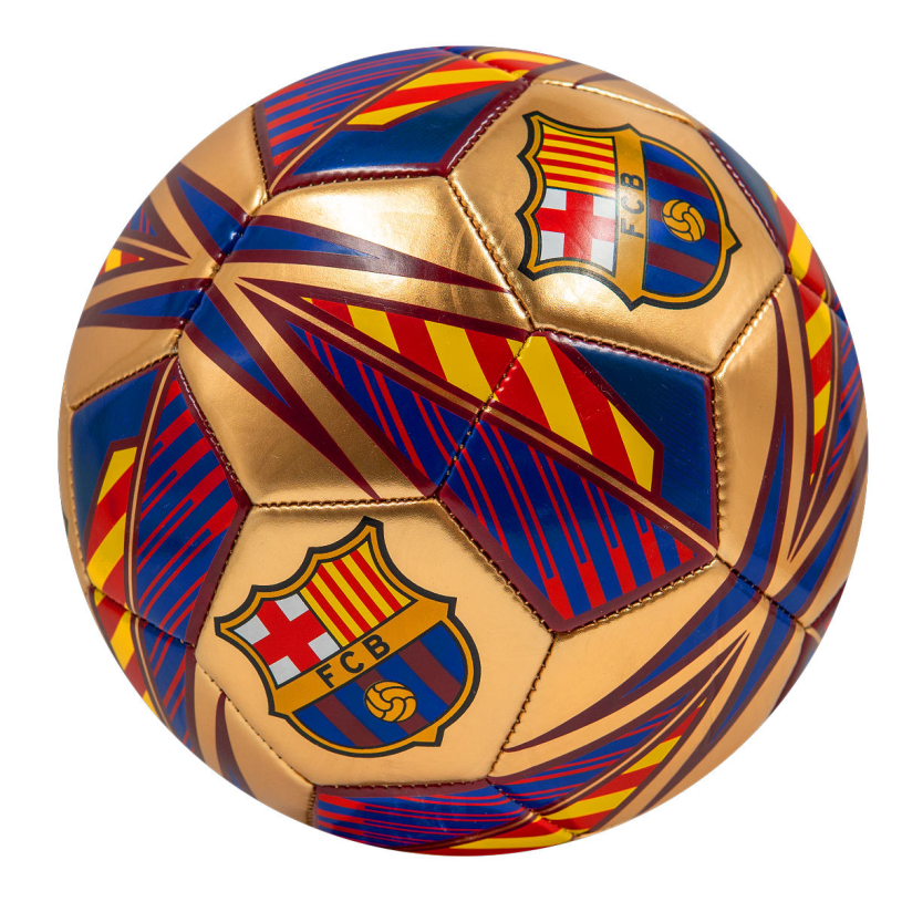 Voetbal FC Barcelona Pitch Gold maat 5