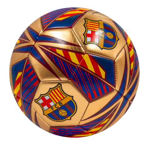 Voetbal FC Barcelona Pitch Gold maat 5