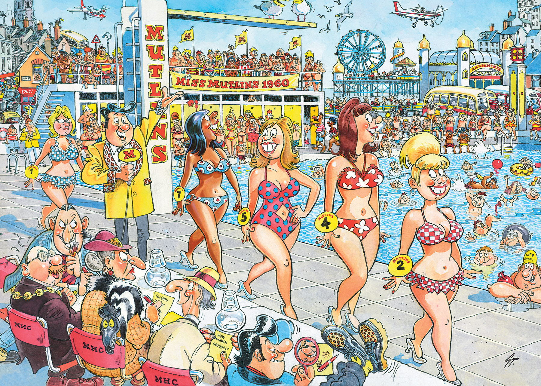 Puzzel 1000 st. Wasgij Retro Destiny 9 - Topmodellen!