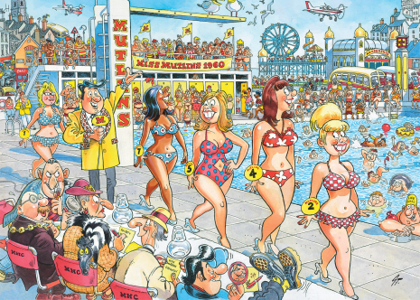 Puzzel 1000 st. Wasgij Retro Destiny 9 - Topmodellen!