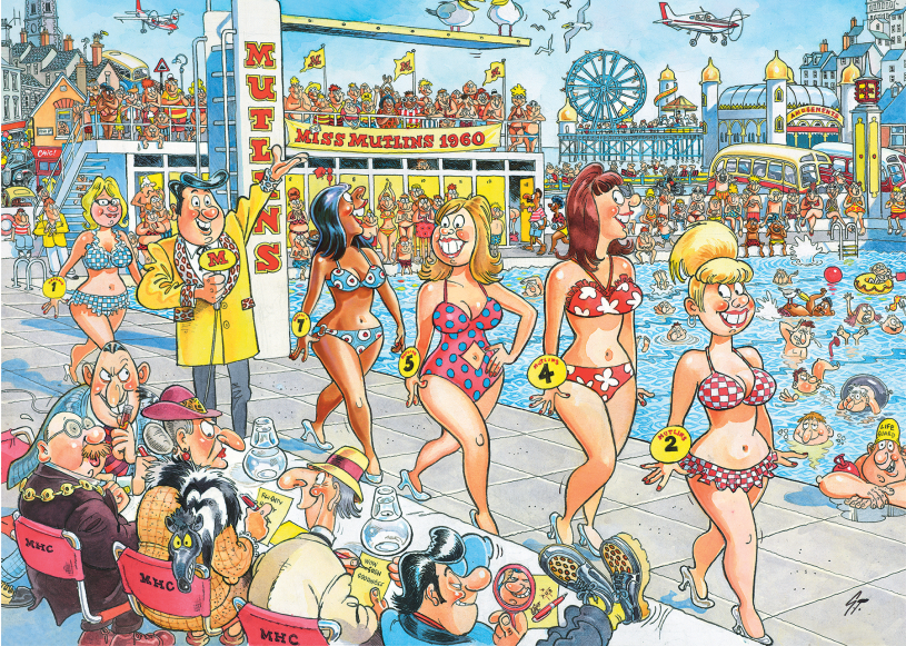 Puzzel 1000 st. Wasgij Retro Destiny 9 - Topmodellen!