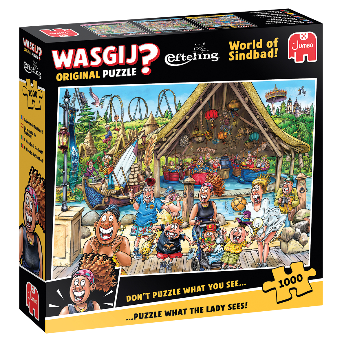 Puzzel 1000 st. Wasgij Original Efteling-Wereld Van Sindbad