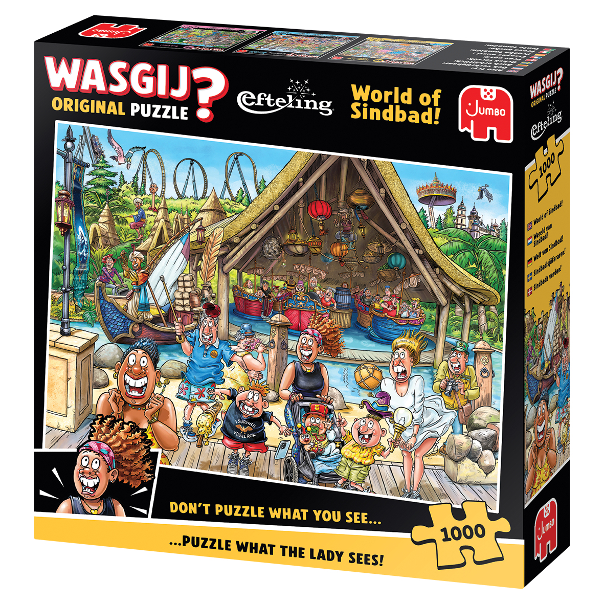 Puzzel 1000 st. Wasgij Original Efteling-Wereld Van Sindbad