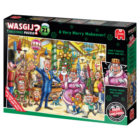 Puzzel 2x1000 Wasgij Christmas 21 - Feestelijke make-over