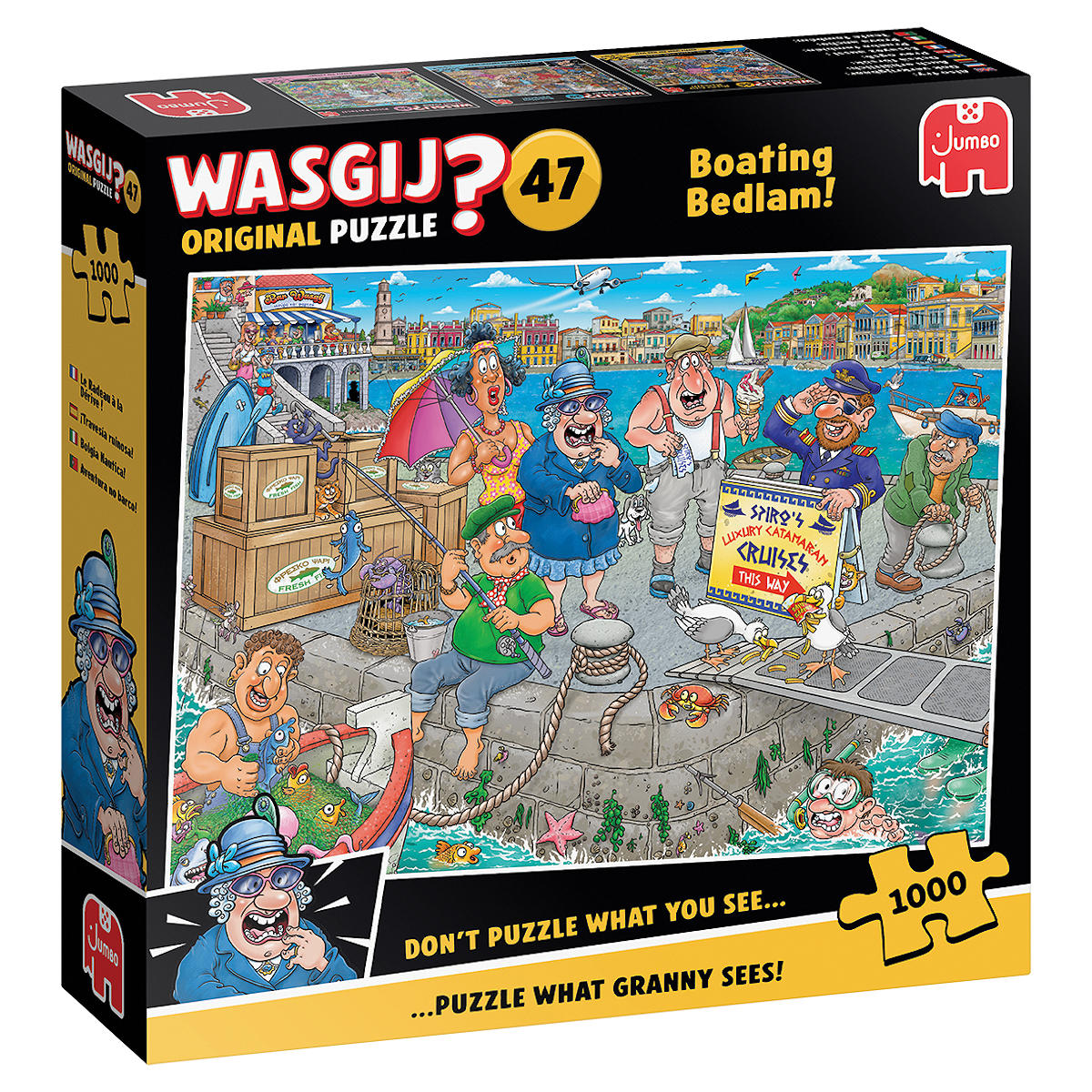Puzzel 1000 st. Wasgij Original 47 - De boot in!