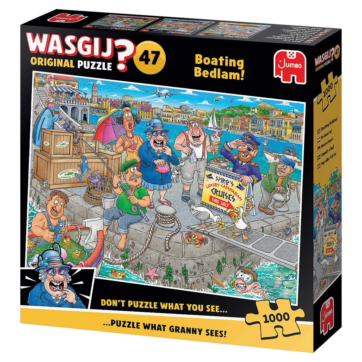 Puzzel 1000 st. Wasgij Original 47 - De boot in!